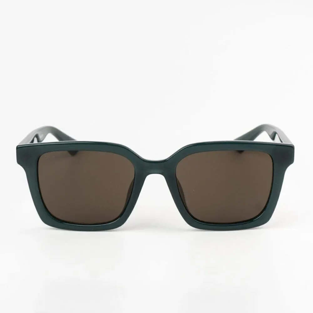 NEW Gucci GG1582SK 003 Opal Blue Grey Brown Unisex Square Sunglasses GG 1582SK